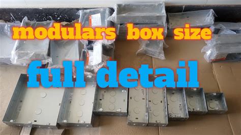 modular electrical box|electrical modular box sizes.